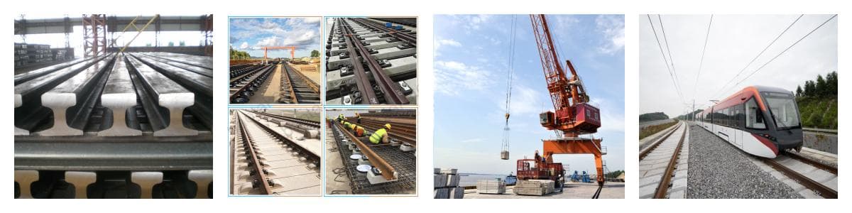Fabrika Ağır ve Hafif Kayar Tren Rayları 8